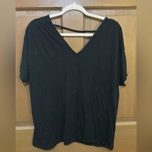 Old Navy Black Relaxed Short Sleeve T-Shirt